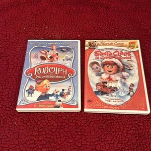 Christmas DVD’s :RUDOLF the Red-Nosed Reindeer and SANTA CLAUS IS COMING TO TOWN